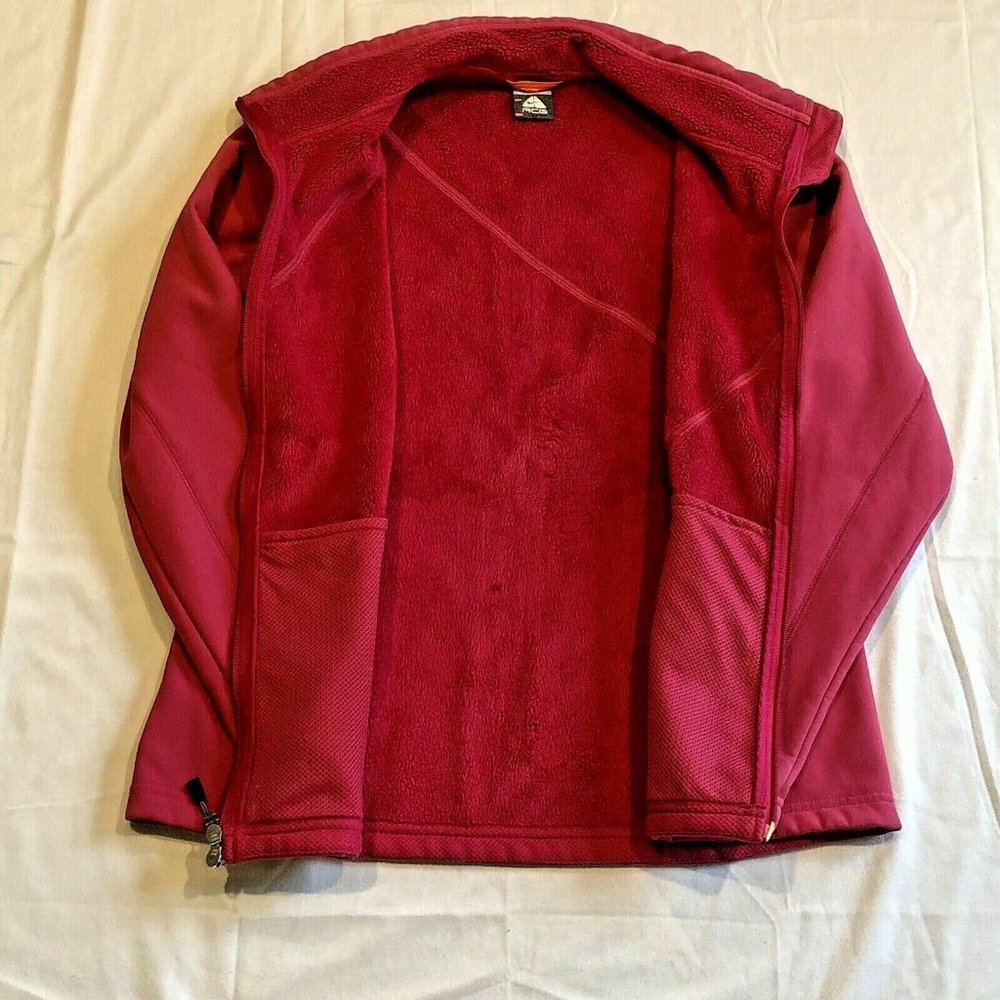 Nike ACG Softshell Full Zip Stretch Jacket Ski Womens Size Large Outdoors Red - Picture 3 of 10